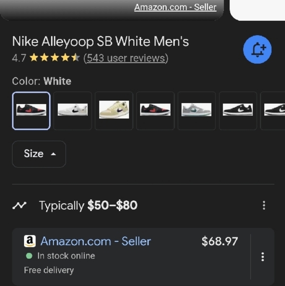 Nike Black and Red Sneakers - Picture 11 of 11